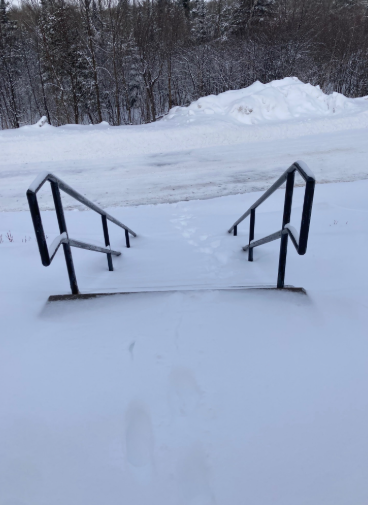 Taken the afternoon of Thursday, February 19th when the campus was open.